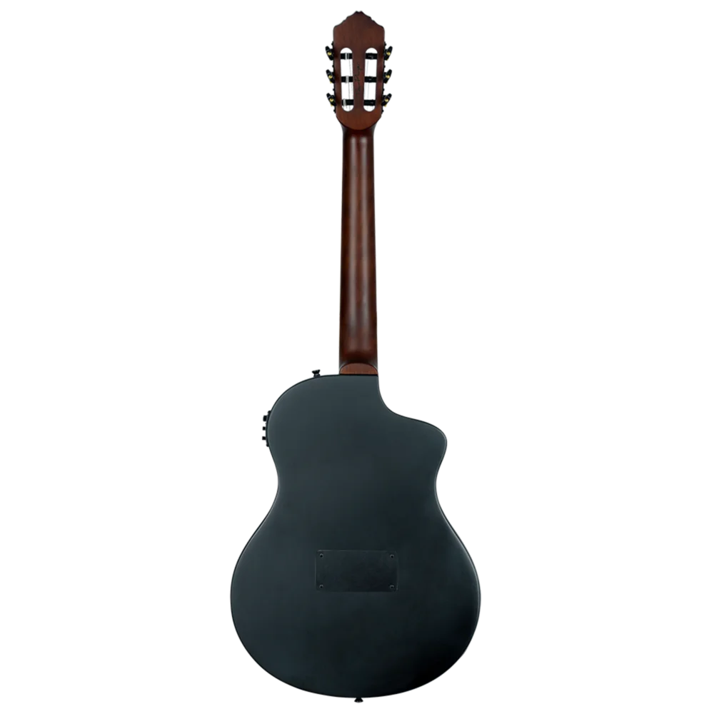 Ortega  TourPlayer Series Full Size Guitar Solid Okoume Black - RTPSTD-SBK-L (Lefty)