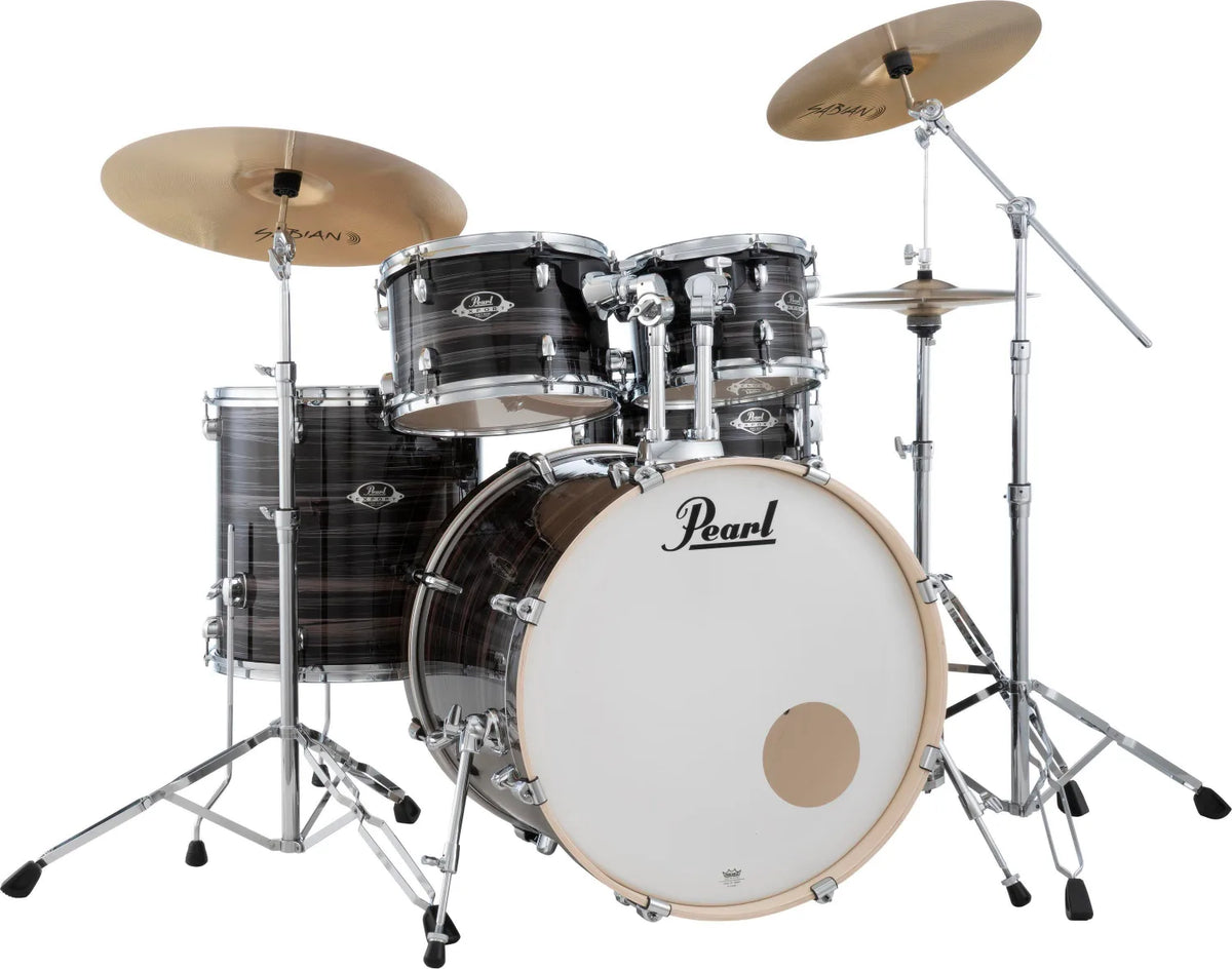 Pearl Export EXX725SNPX/C779 5-piece Drum Set with Snare Drum and Sabian PX Cymbals - Metallic Amethyst Twist