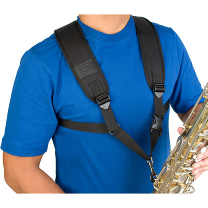 Protec Saxophone Harness - Deluxe Padded, Metal Snap, Size Larger