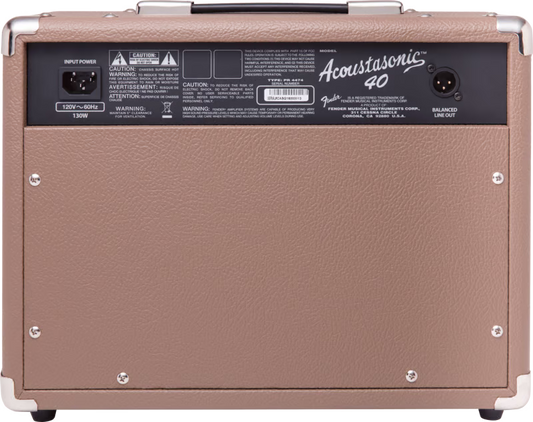 Fender Acoustasonic 40 40-watt 2 x 6.5-inch Acoustic Guitar Amplifier