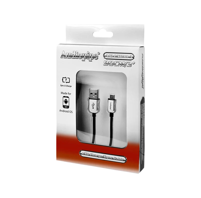 Audio Pipe   3   FT.   USB   Charge   /   Sync   /   Cable