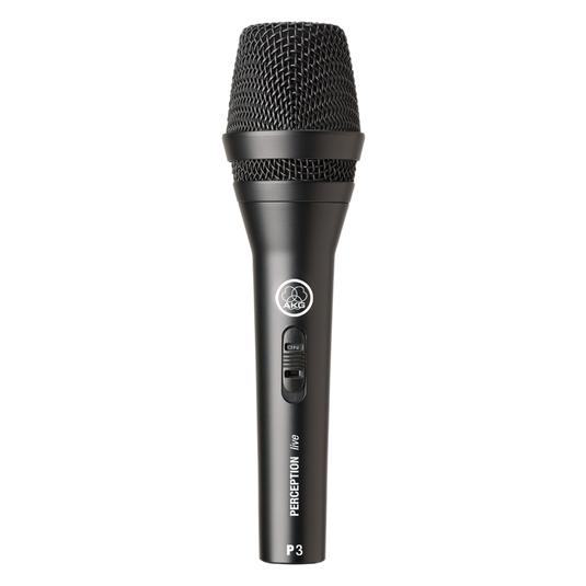 AKG Perception P3 S Cardioid Dynamic Vocal Microphone with On/Off Switch