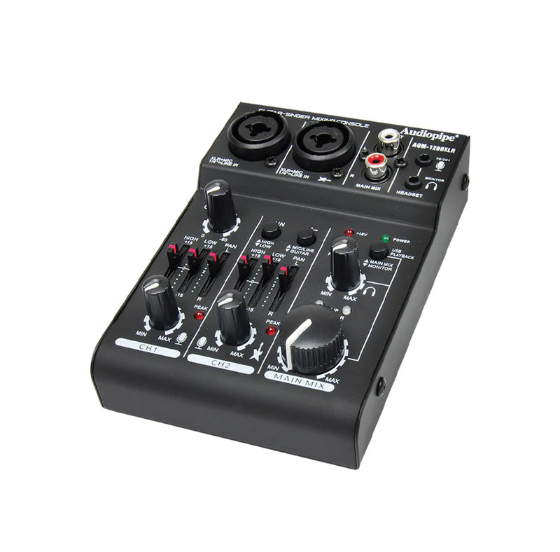 2 Channel Guitar Singer Mixing  Console (AQM-1200XLR)