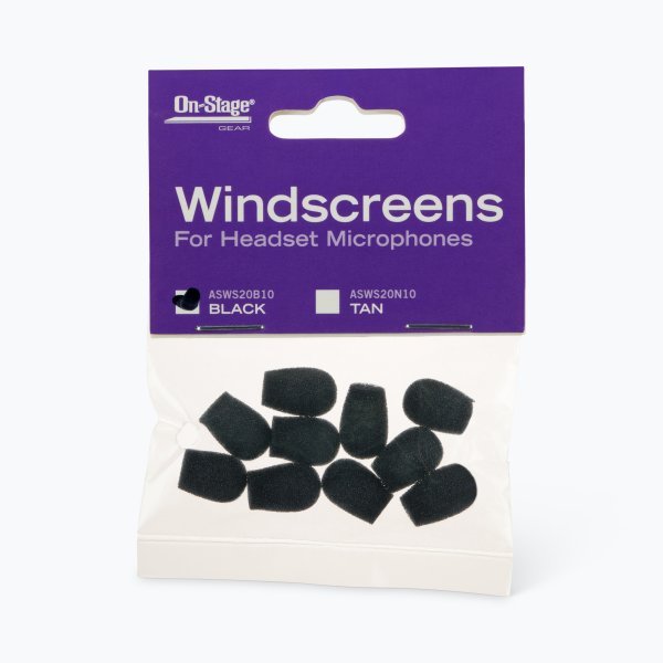 On Stage Windscreens for Headset Microphones