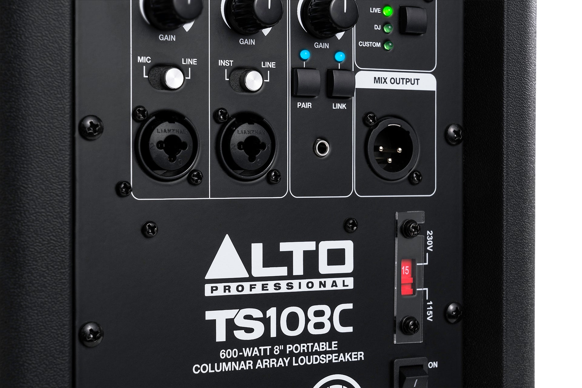Alto Professional TS108C Portable Powered PA Speaker
