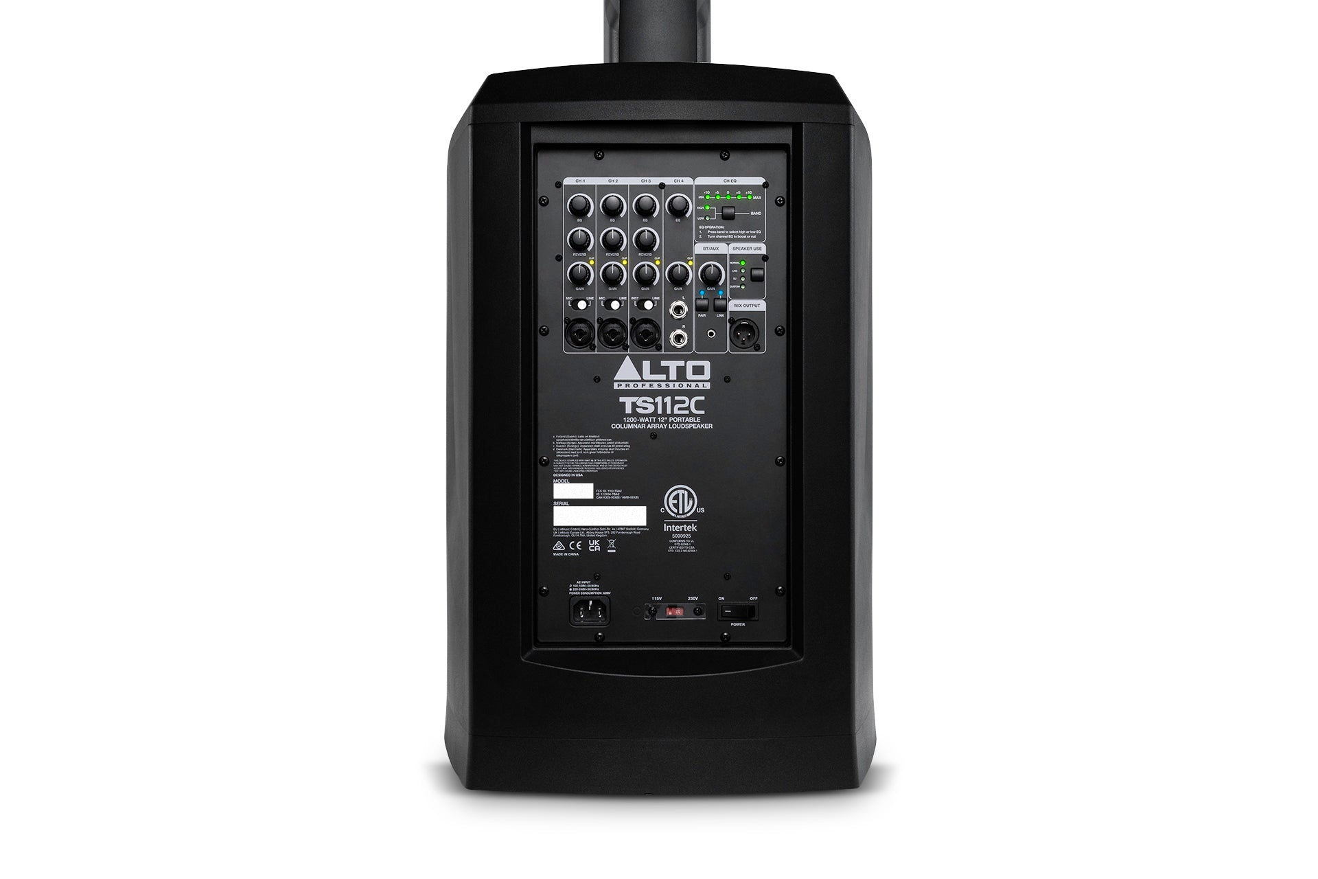 Alto Professional TS112C Portable Powered PA Speaker