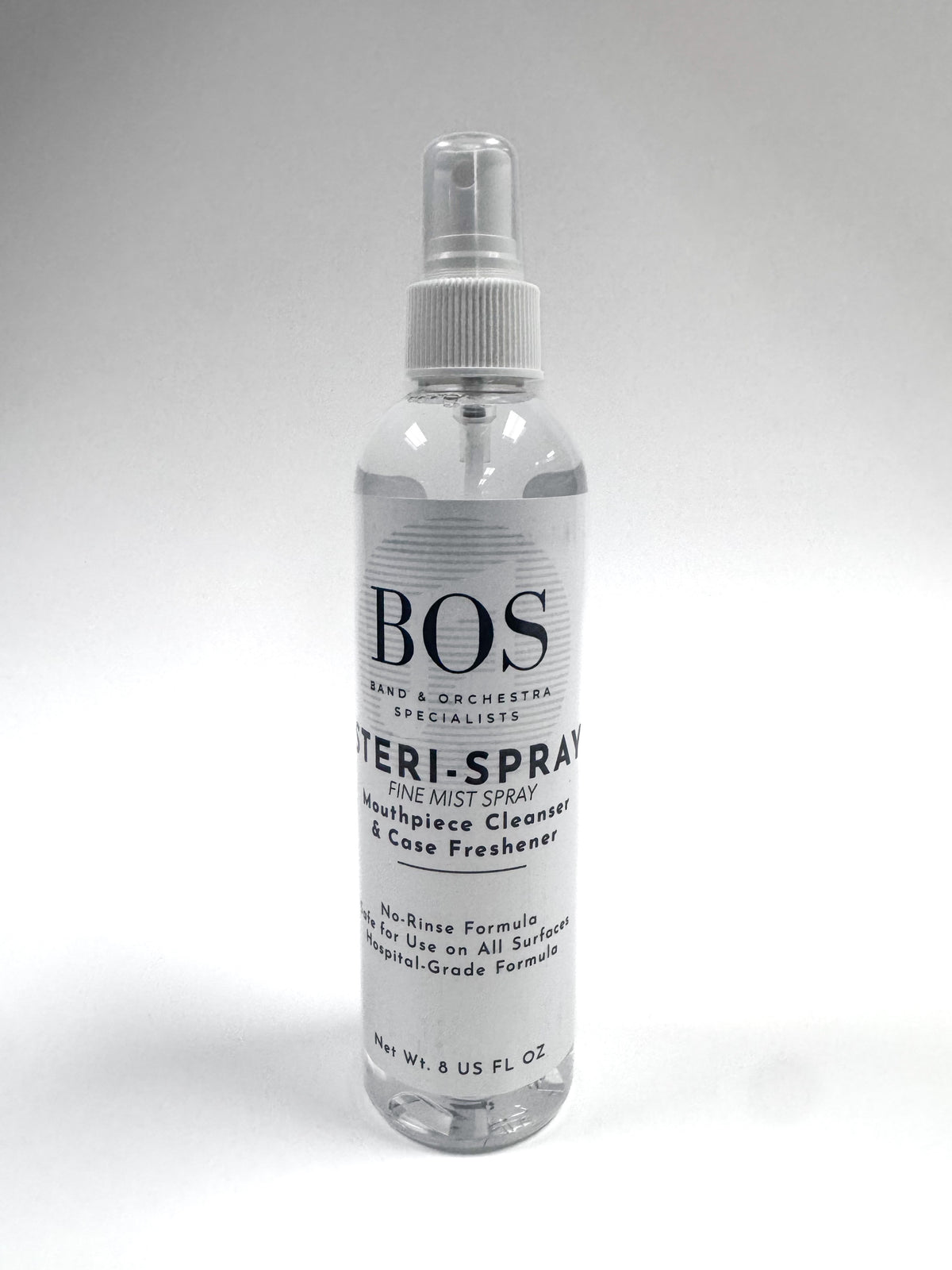 BOS Steri-Spray Mouthpiece Cleanser & Case Freshener - Large (8 Fl. Oz.)