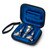 Protec Tuba Mouthpiece Case - Micro Zip, 3-Piece (Black)