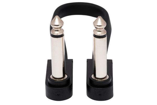 HOSA Flat Right-Angle Guitar Patch Cable Molded Low-profile Right-angle to Same