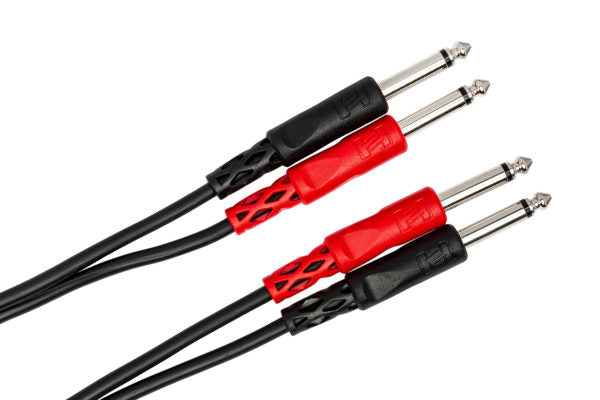 HOSA Stereo Interconnect Dual 1/4 in TS to Same
