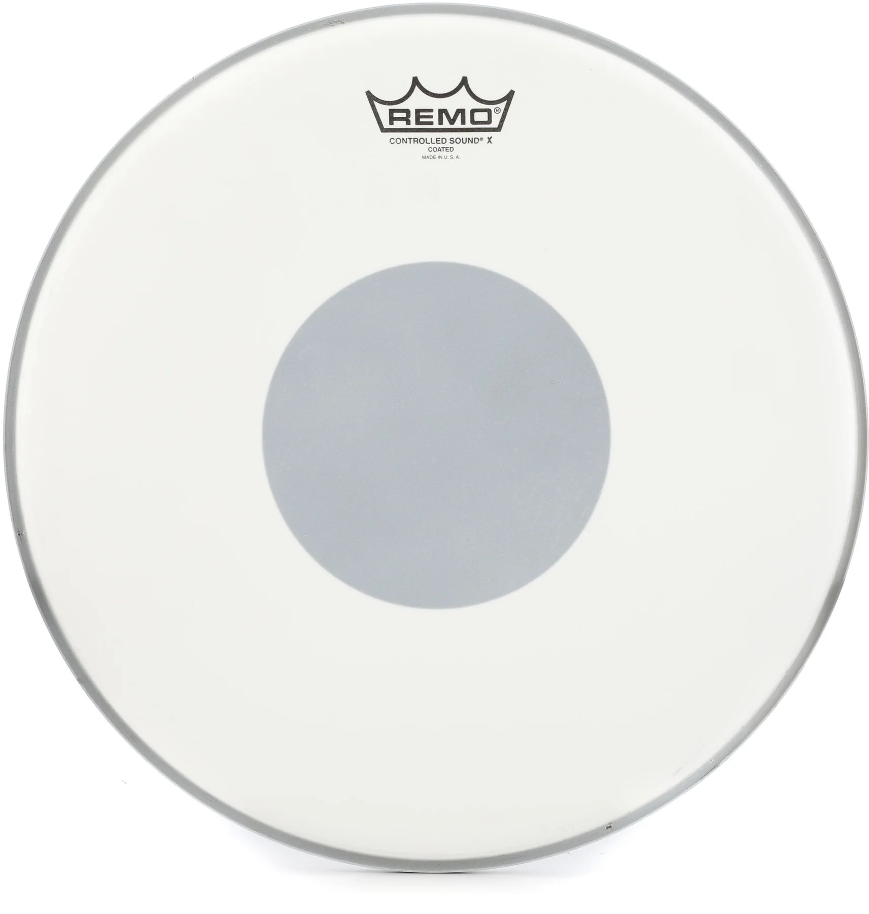 REMO Controlled Sound X Coated Black Dot Snare Drumhead - Bottom Black Dot