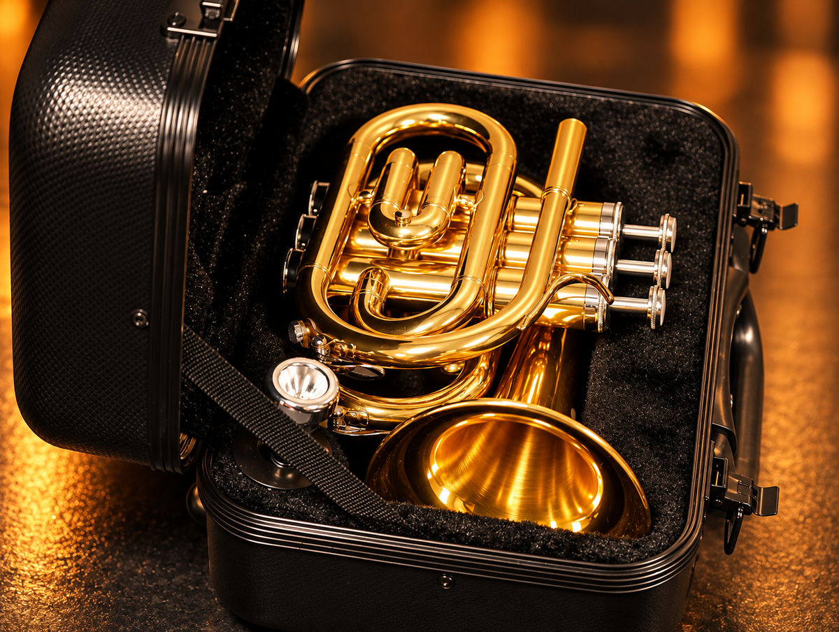 BOS JBMT-500L Pocket Trumpet Lacquer