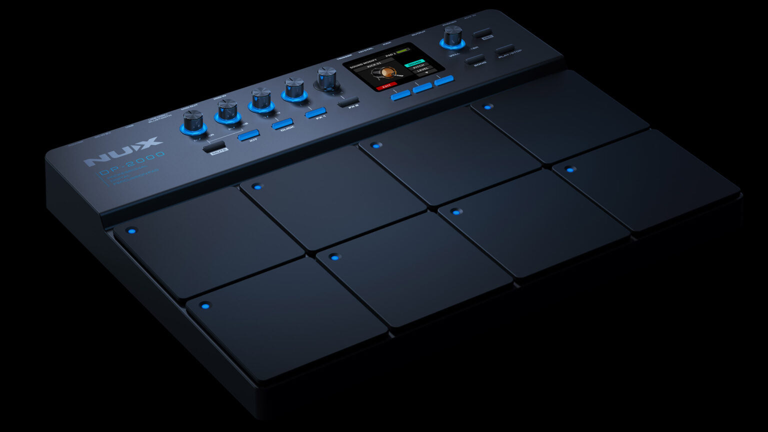 NUX DP-2000 Digital Percussion Pad with 8 Velocity Sensitive Pads