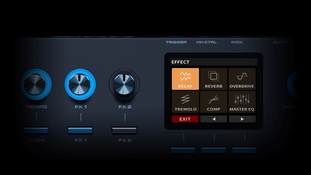 NUX DP-2000 Digital Percussion Pad with 8 Velocity Sensitive Pads