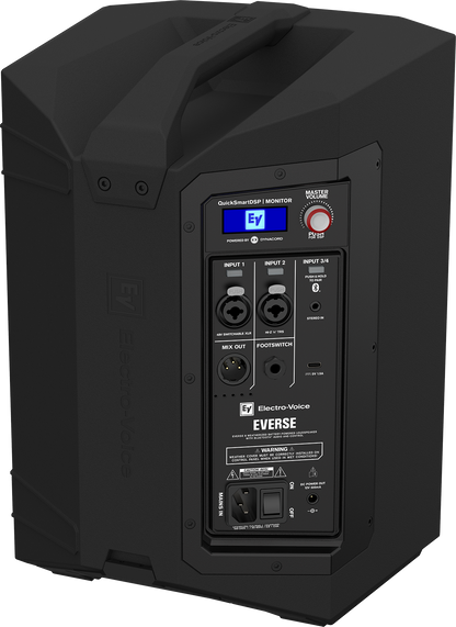 Electro-Voice Everse 8 8-inch 2-way Battery-powered PA Speaker Black