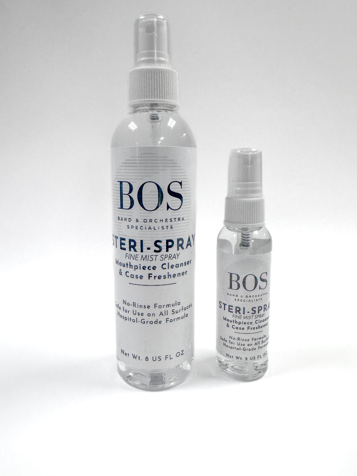 BOS Steri-Spray Mouthpiece Cleanser & Case Freshener - Large (8 Fl. Oz.)