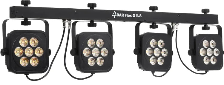 4BarFlexQILS Chauvet DJ 4BAR Flex Quad ILS 4 x RGBA PAR System