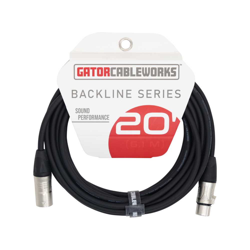 Gator Cableworks Backline Series Microphone Cable 20 foot