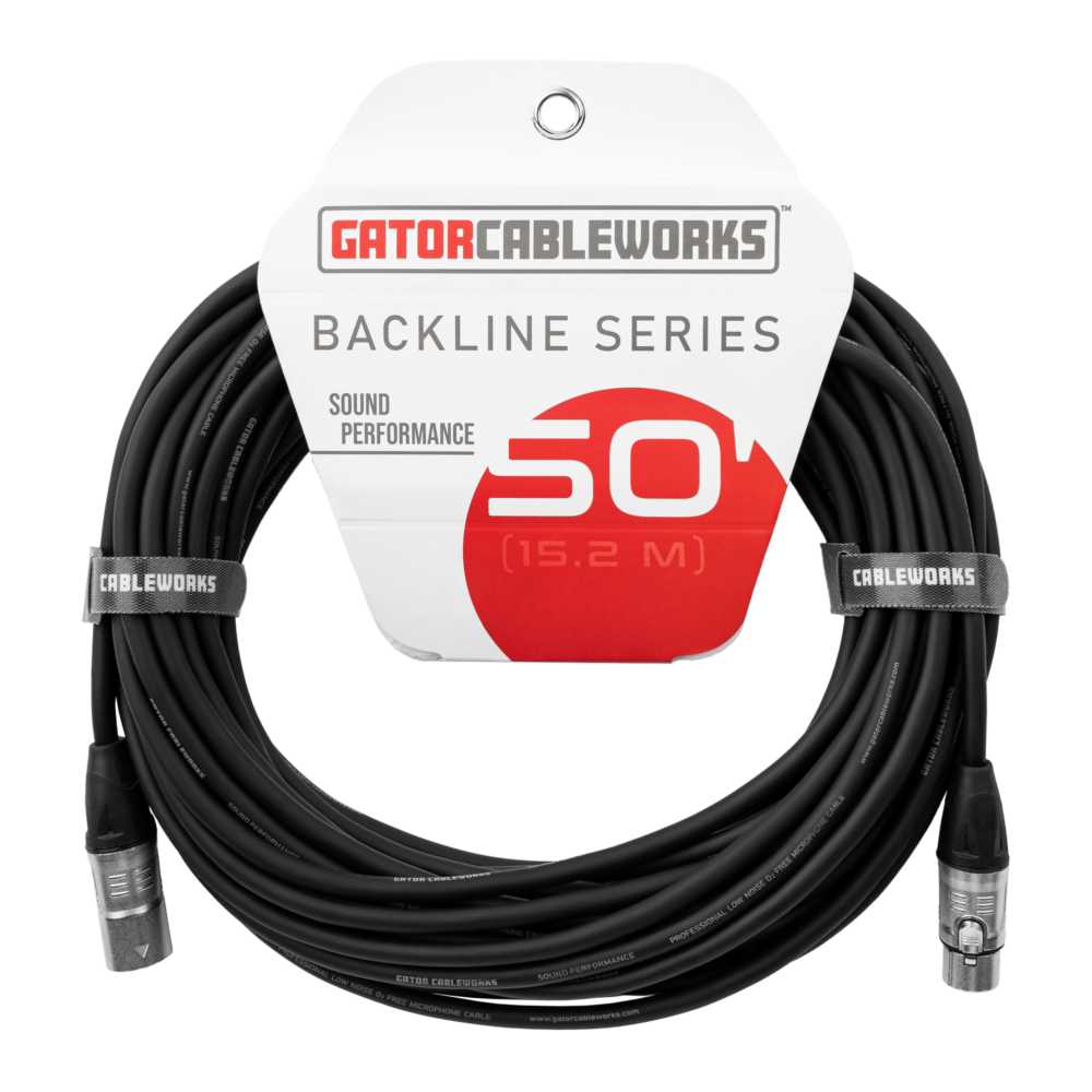 Gator Cableworks Backline Series Microphone Cable 50 foot