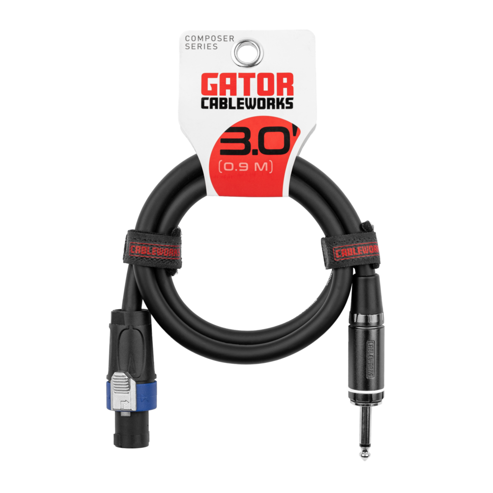 Gator Cableworks Composer Series Speaker Cable 3 foot