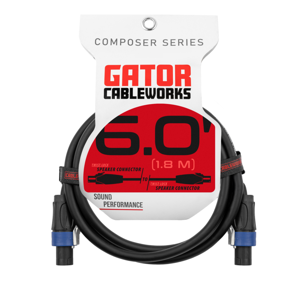 Gator Cableworks Composer Series Speaker Cable 6 foot