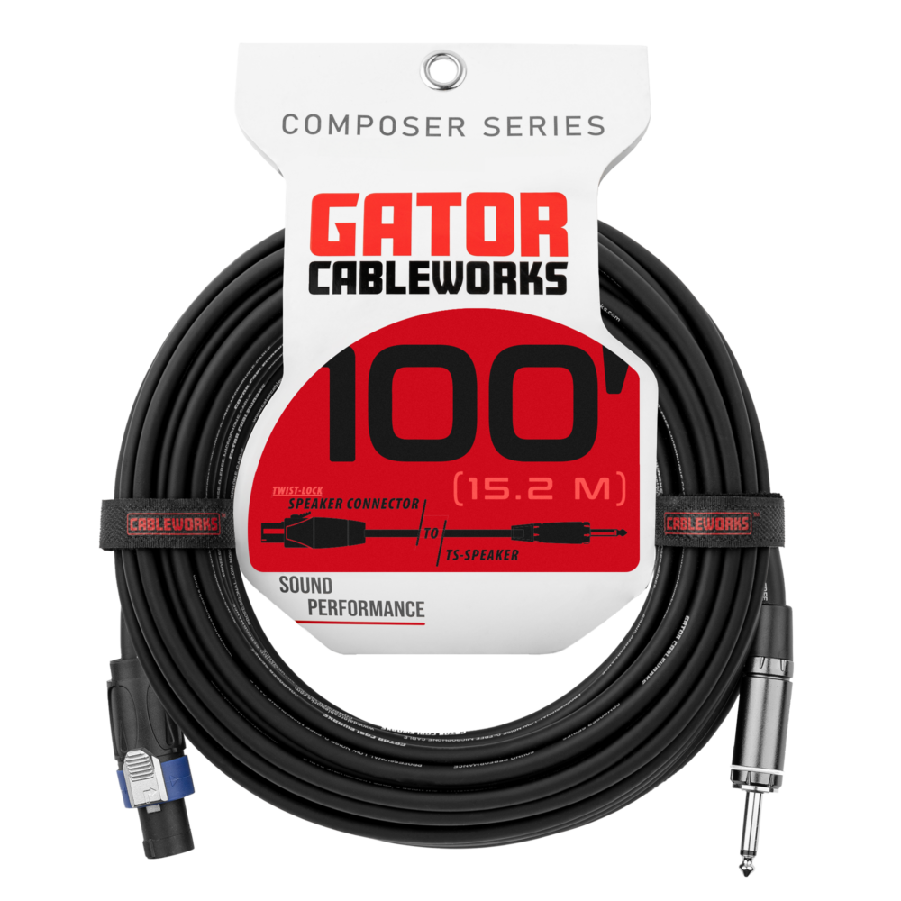 Gator Cableworks Composer Series Speaker Cable 100 foot