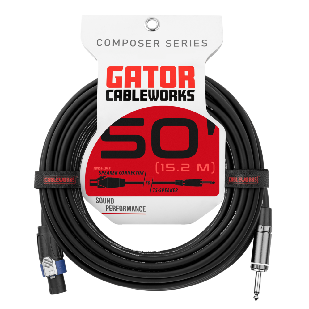 Gator Cableworks Composer Series Speaker Cable 50 foot