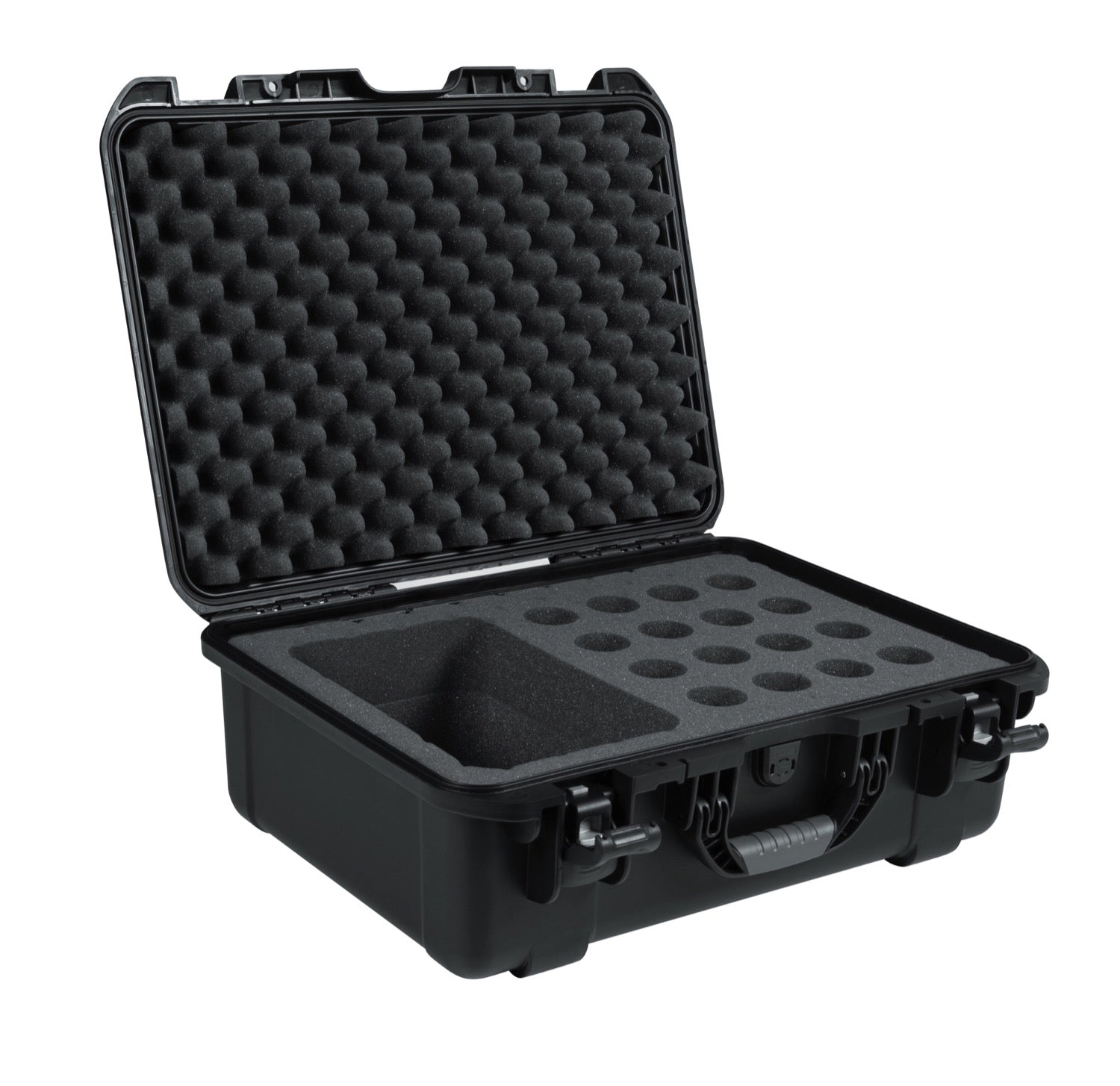 Gator GM-16-MIC-WP Waterproof Injection-molded 16 Microphone Case