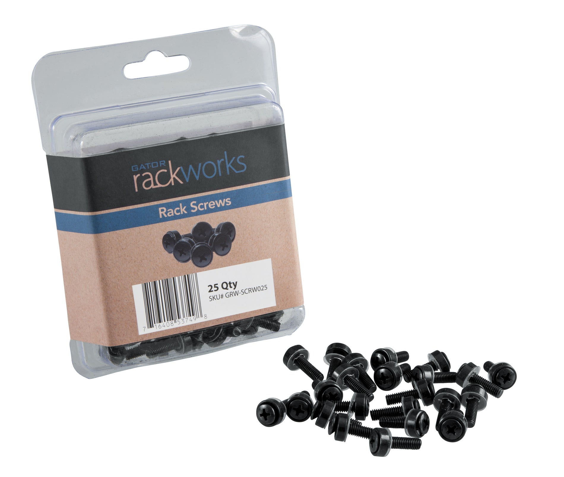 Gator Rackworks Rack Screws – 25 Pack