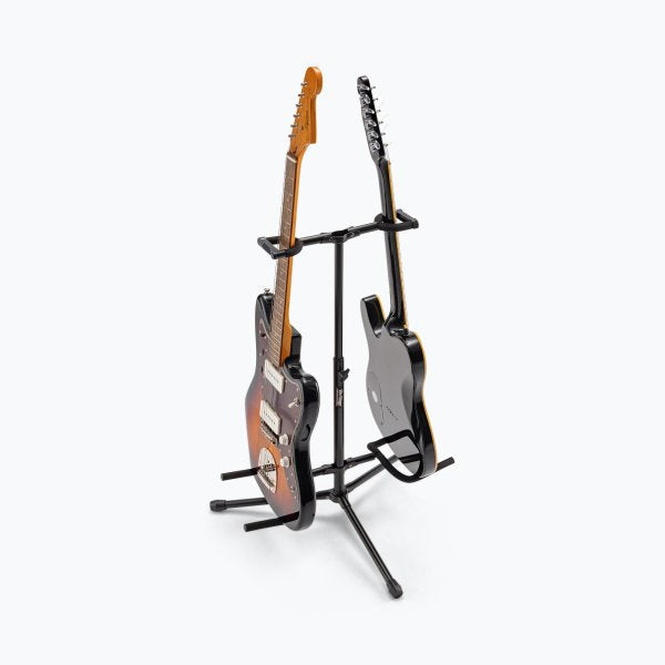 On Stage DELUXE FOLDING DOUBLE GUITAR STAND