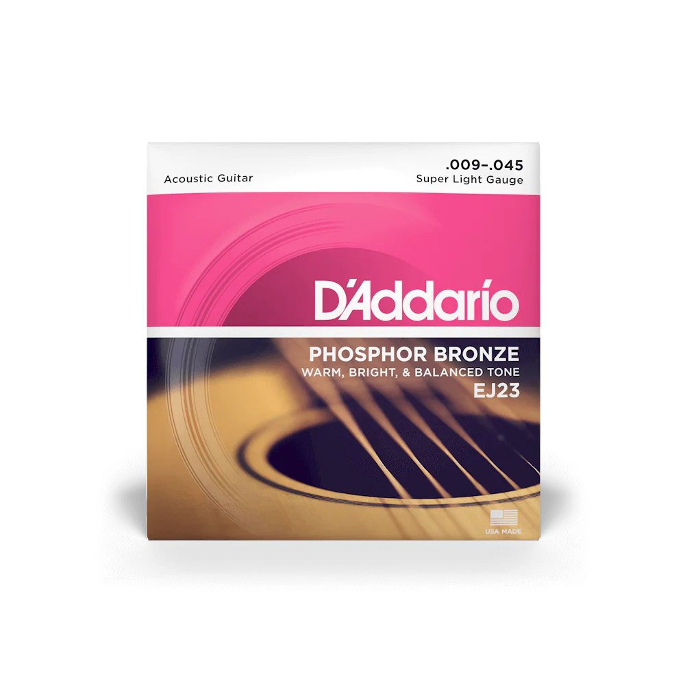 D’Addarío Phosphor Bronze Warm, Bright & Balanced Tone