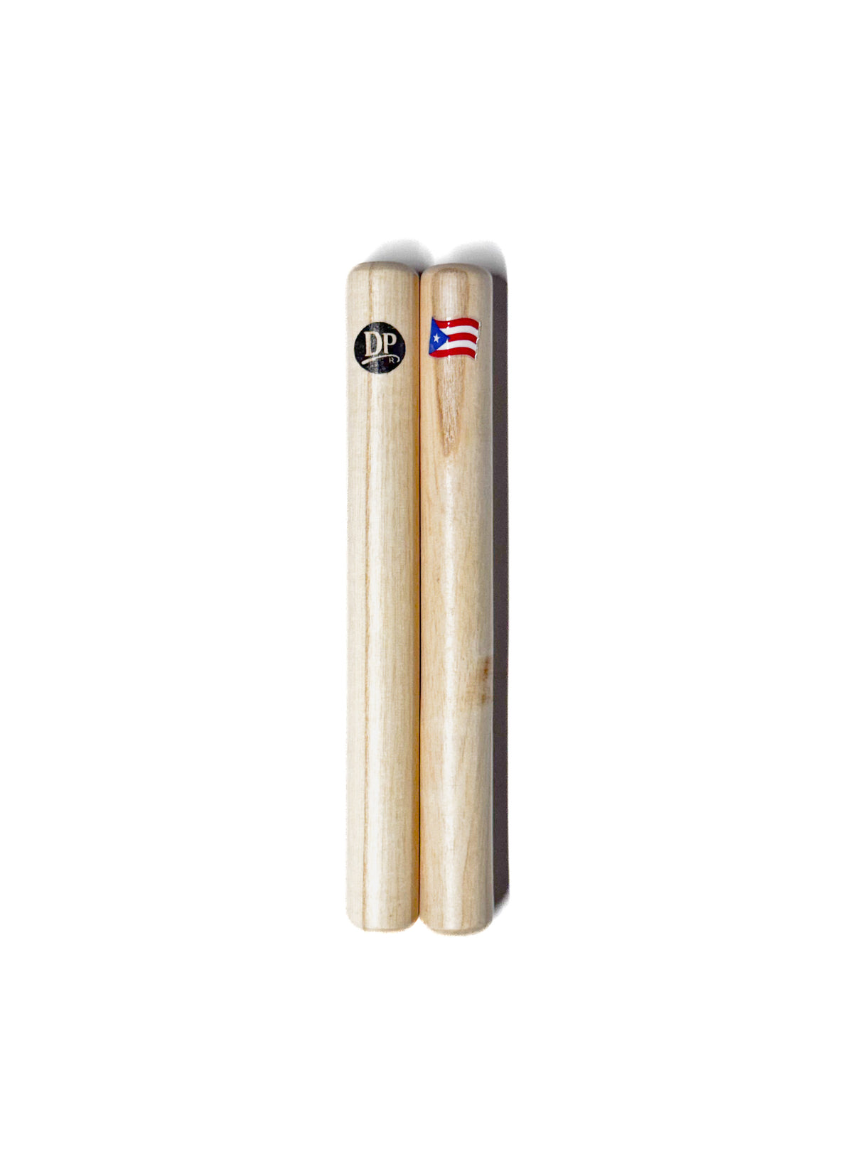 DP Wood Claves with Puerto Rico Flag