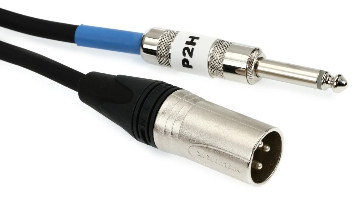 ProCo EXHQXM-10 Excellines Unbalanced Cable - 1/4-inch TS Male to XLR Male - 10 foot