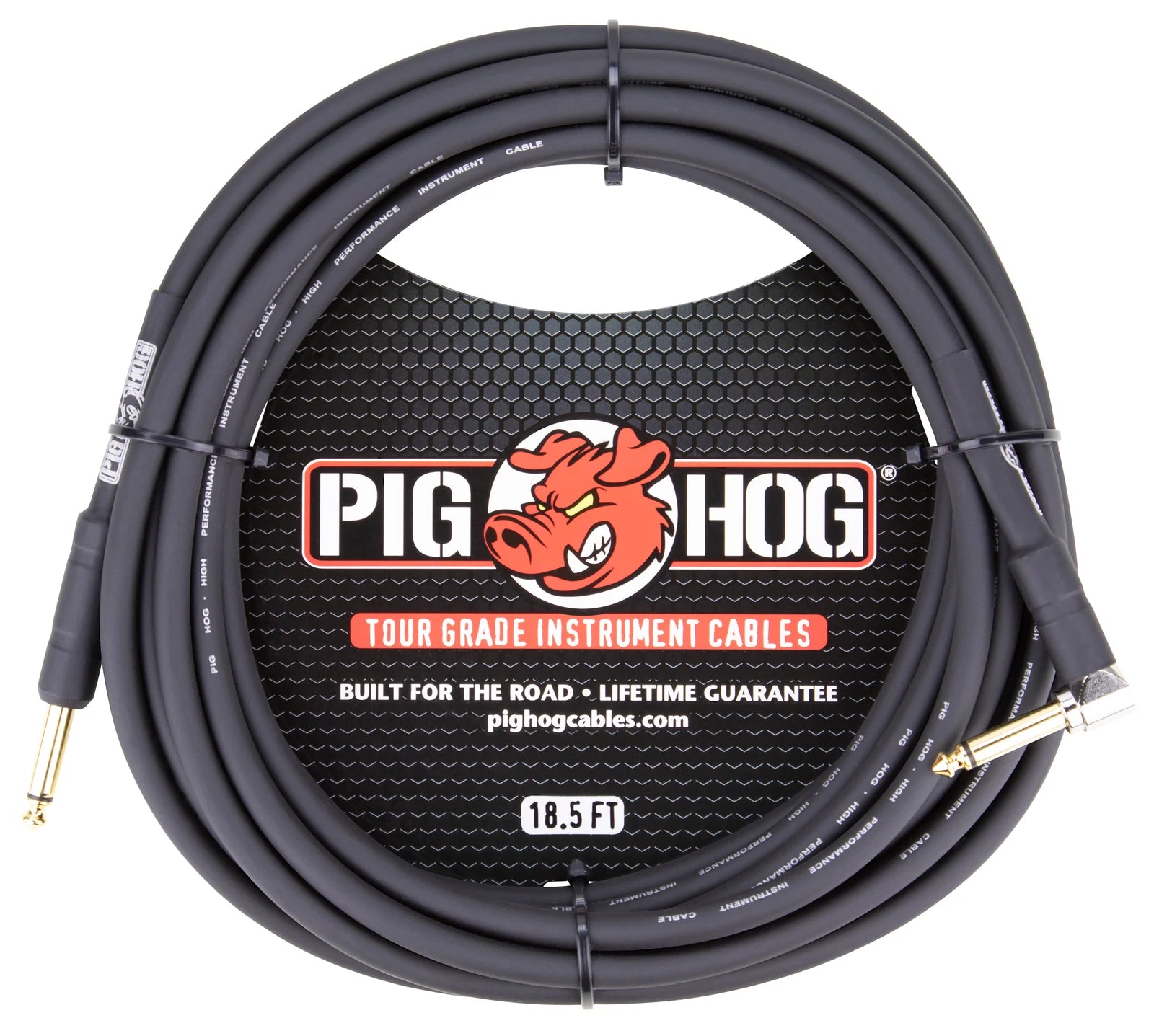 PH186R PIG HOG 18.5FT 1/4" - 1/4" RIGHT ANGLE 8MM INST. CABLE