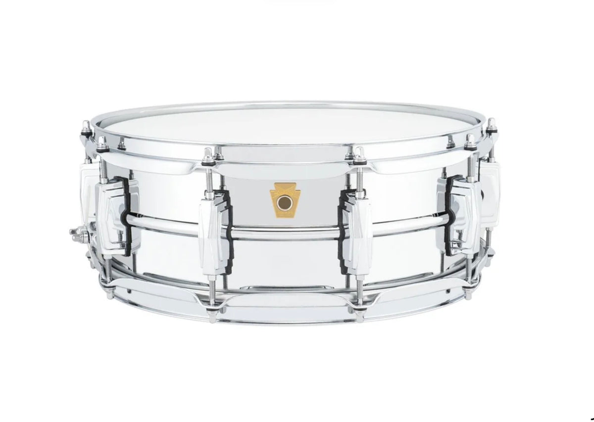 Ludwig Chrome Plated Brass Supraphonic Snare Drum - 14" x 5"