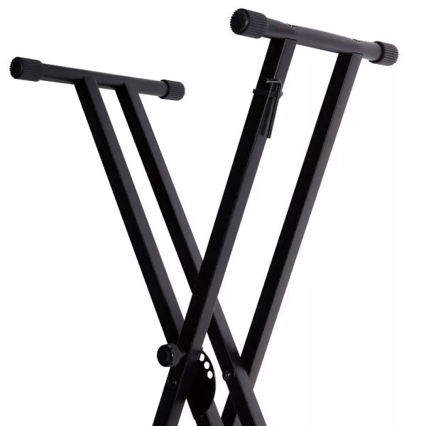 On Stage Double-X Keyboard Stand with Bolted Construction