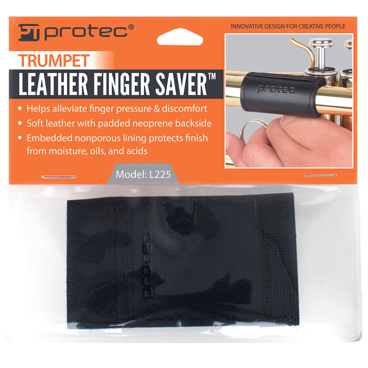 Protec Trumpet Finger Saver - Leather