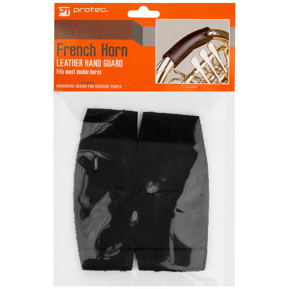 Protec French Horn Hand Guard - Leather, Size Larger