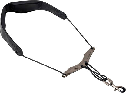 Protec 22" Leather Sax Neck Strap w/ Comfort Bar