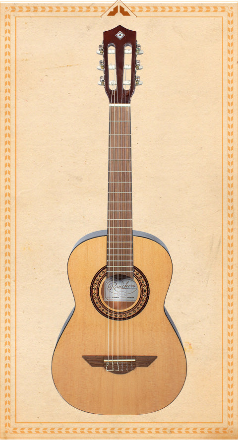 H. Jimenez LGR50N Ranchero Series 1/2 Size Nylon String Guitar