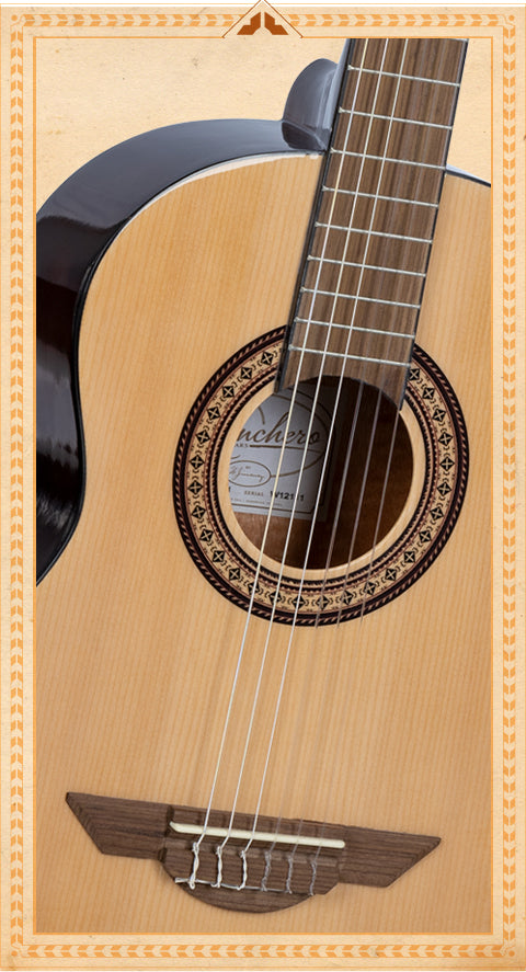 H. Jimenez LGR75N Ranchero Series 3/4 Size Nylon String Guitar