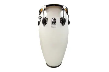 Toca Conga Fiberglass Magarita Blanca, Black Chrome Conga