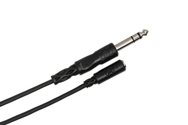 HOSA Headphone Adapter Cable 3.5 mm TRS to 1/4 in TRS