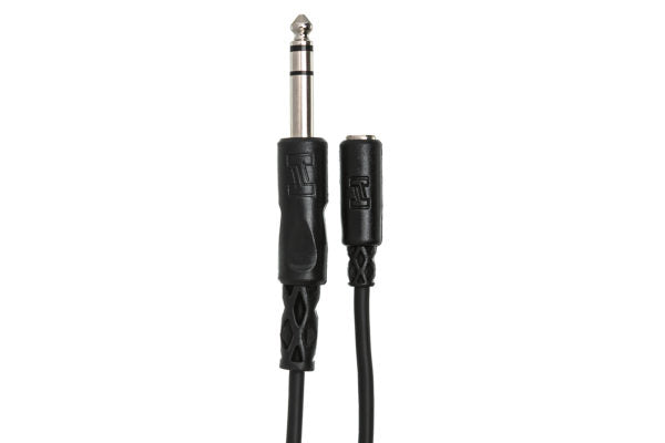 HOSA Headphone Adapter Cable 3.5 mm TRS to 1/4 in TRS