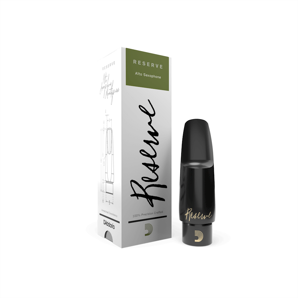 D’addarío Reserve Alto Saxophone Mouthpiece Medium-Long Facing