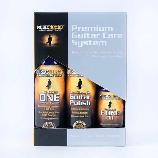 MusicNomad Premium Guitar Care System - 5-piece Kit