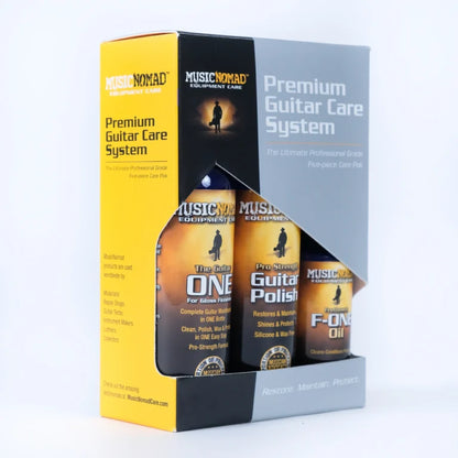 MusicNomad Premium Guitar Care System - 5-piece Kit