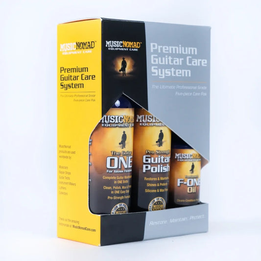 MusicNomad Premium Guitar Care System - 5-piece Kit