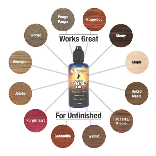 MusicNomad F-ONE Unfinished Fretboard Care Kit