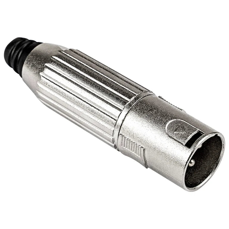 Nippon America XLR Plug 3 Pin Male, Metal Cap
